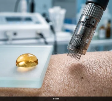 Professionelles Needling Gerät zur Kollagenbildung und um Poren zu verkleinern durch Microneedling.