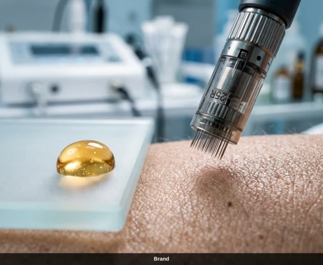 Professionelles Needling Gerät zur Kollagenbildung und um Poren zu verkleinern durch Microneedling.