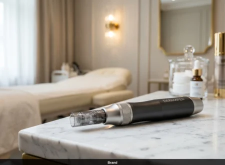 Dermapen für Microneedling in Wien zur effektiven Hautstraffung ohne OP im Kosmetikstudio.