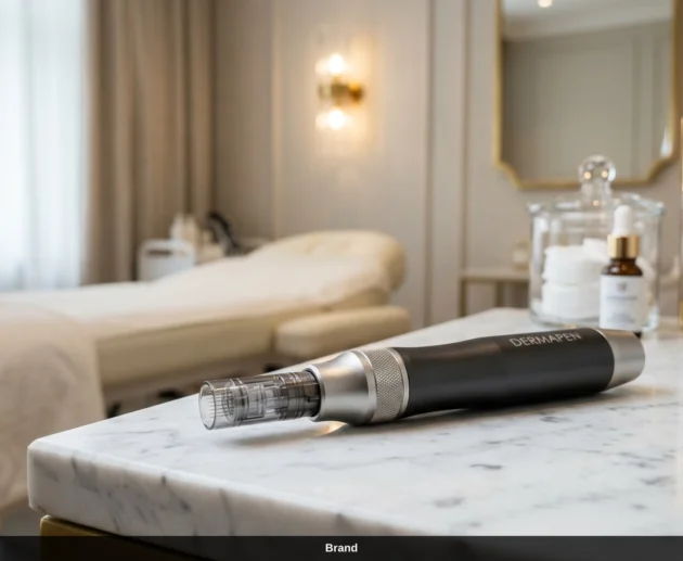 Dermapen für Microneedling in Wien zur effektiven Hautstraffung ohne OP im Kosmetikstudio.