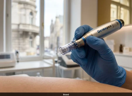 Professionelles Microneedling in Wien mit dem Dermapen zur effektiven Hautstraffung.