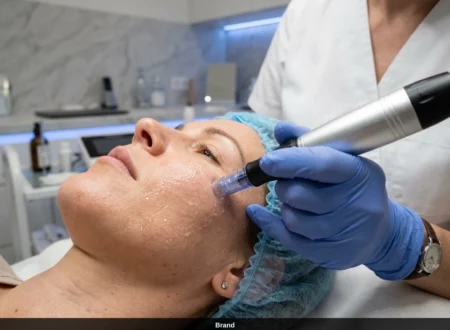 Medizinisches Microneedling in Wien zur effektiven Hautverjüngung und Porenverfeinerung im Gesicht.