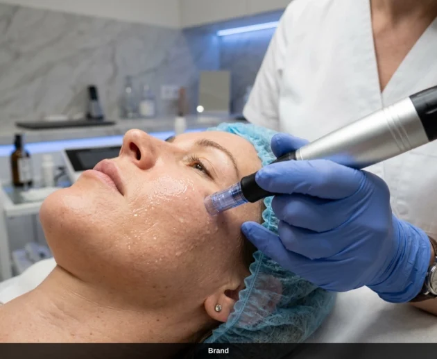 Medizinisches Microneedling in Wien zur effektiven Hautverjüngung und Porenverfeinerung im Gesicht.