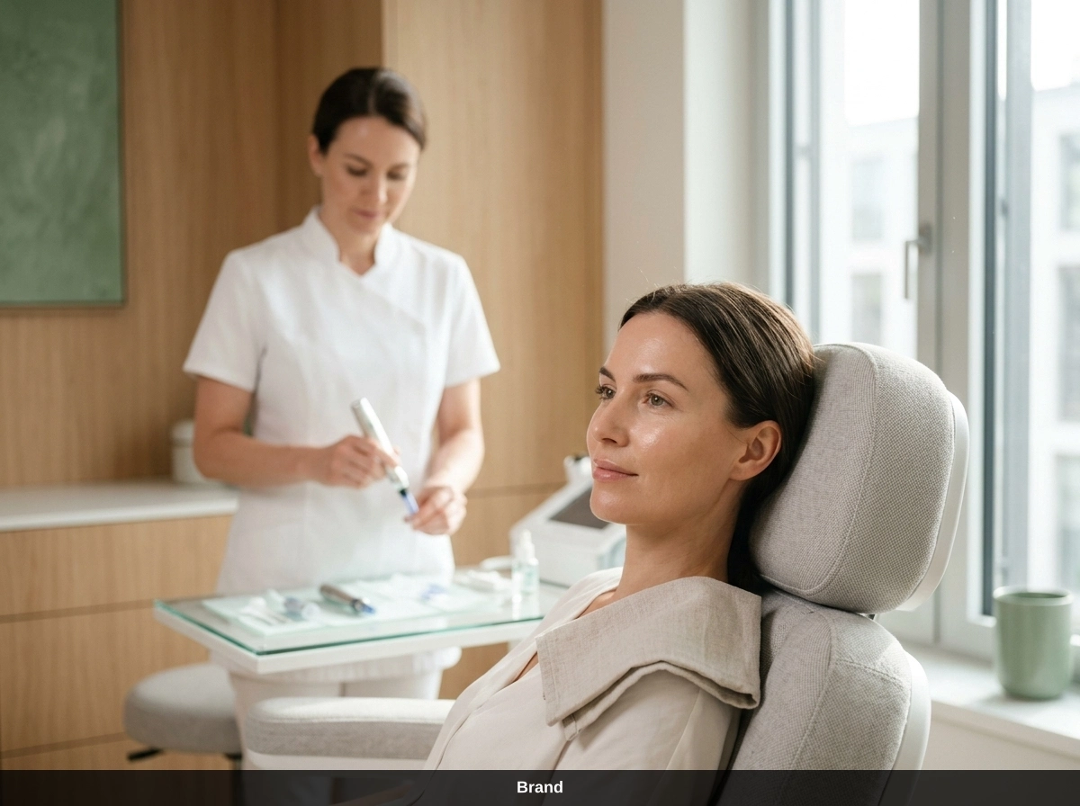 Professionelle Anti-Aging Behandlung in Wien zur Hauterneuerung durch Nadeln.