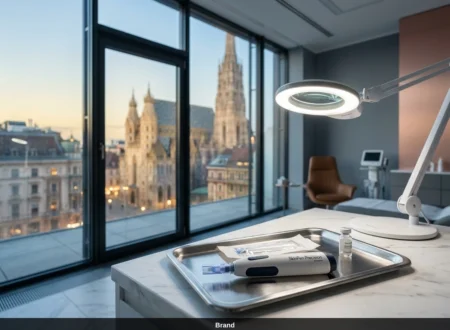 Professionelles Microneedling in Wien mit Blick auf den Stephansdom für Ihre Hautverjüngung.