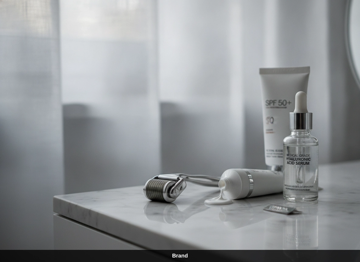 Microneedling-Set zur Porenverfeinerung und Verbesserung des Hautbildes bei großporiger Haut.