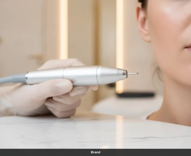 Professionelle Microneedling-Sitzung in Wien zur effektiven Porenverfeinerung.