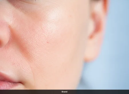 Nahaufnahme einer Hautpartie nach Mikroverletzungen durch Microneedling zur Hautregeneration.