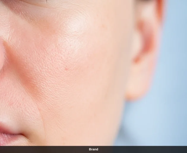 Nahaufnahme einer Hautpartie nach Mikroverletzungen durch Microneedling zur Hautregeneration.