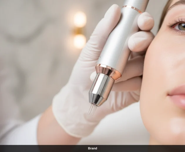 Dermapen Behandlung in Wien zur Hautverjüngung und Porenverfeinerung im Gesicht.