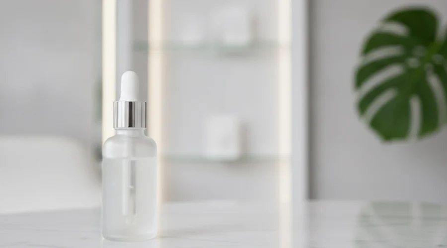 Klares Serum nach Microneedling zur Hautregeneration fördern in Wien.