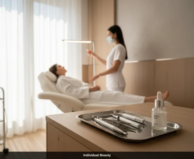 Moderne Kosmetikstudio Wien Einrichtung für eine professionelle Microneedling Behandlung